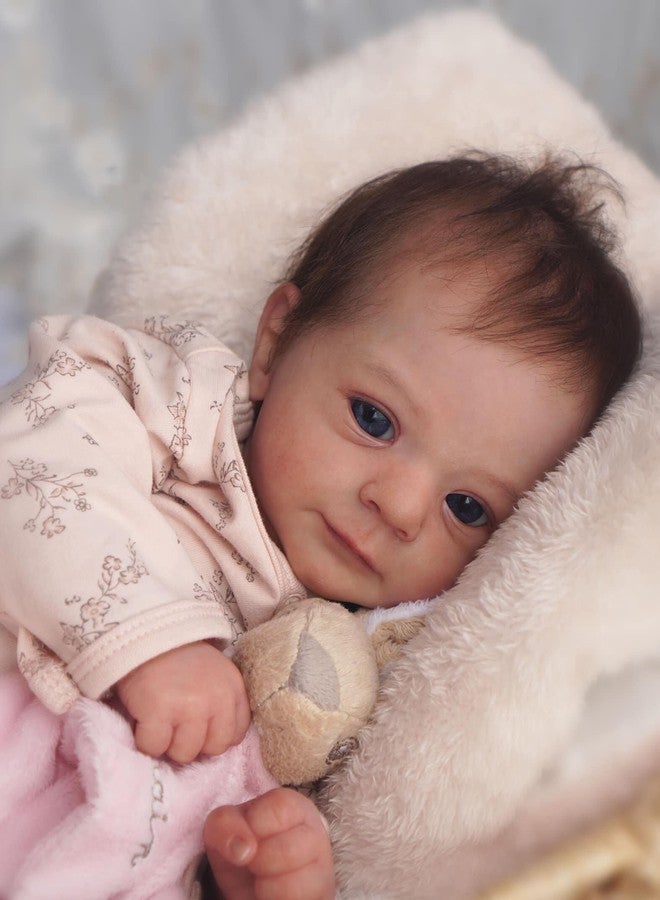 Anano Reborn Baby Dolls Real Life Baby Dolls 19 Inch Realistic Babys Doll Newborn Girl Lifelike Babys Doll Blue Eyes, Reborn Babies, Birthday Gift - Image 4